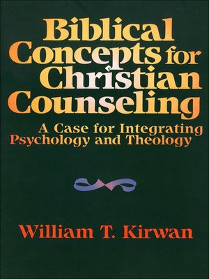 cover image of Biblical Concepts for Christian Counseling